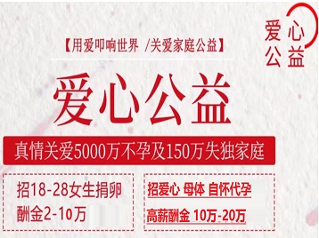 石家庄市捐卵助孕生子 爱心志愿者招募